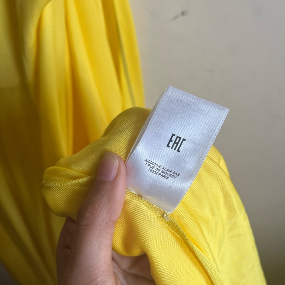 NWT ALAÏA Asymmetric jersey midi dress Size 42 - Picture 14 of 15